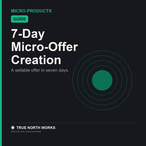 7-Day Micro-Offer Creation