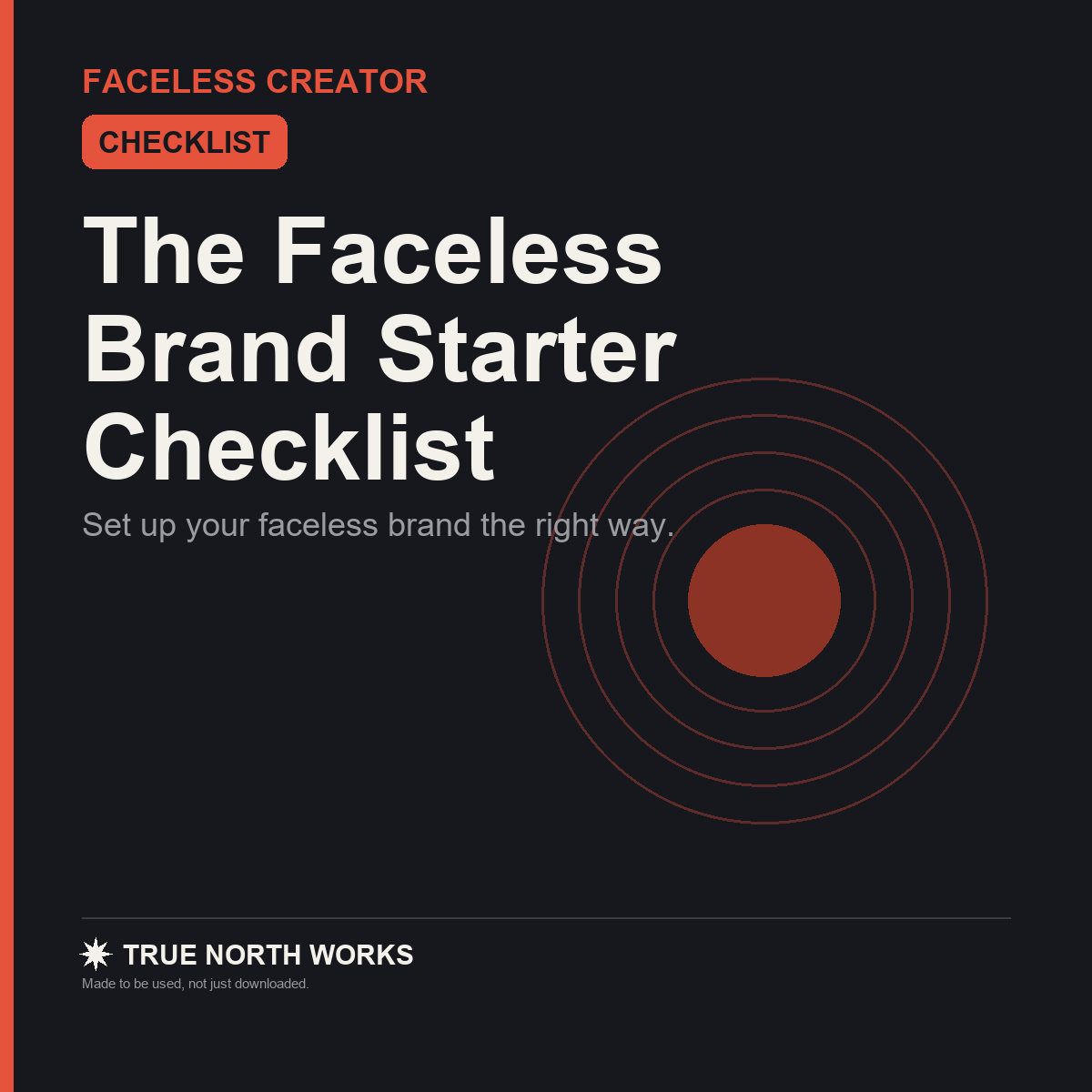 The Faceless Brand Starter Checklist