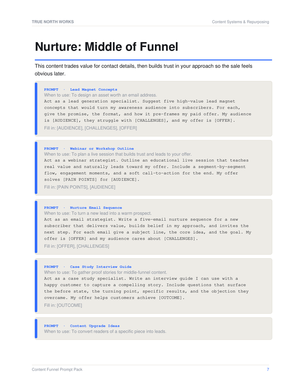 Content Funnel Builder — inside, page 2 (preview)