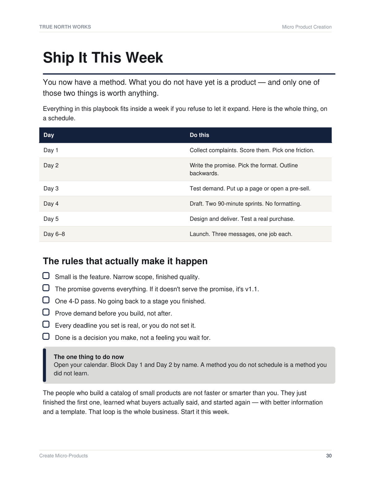 Create Micro-Products — inside, page 3 (preview)