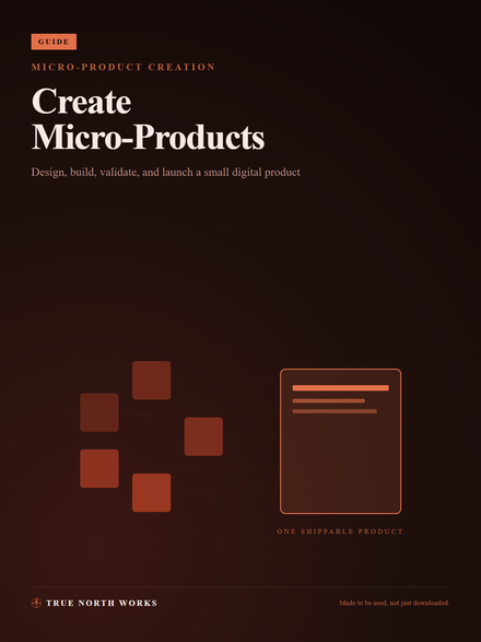 Create Micro-Products