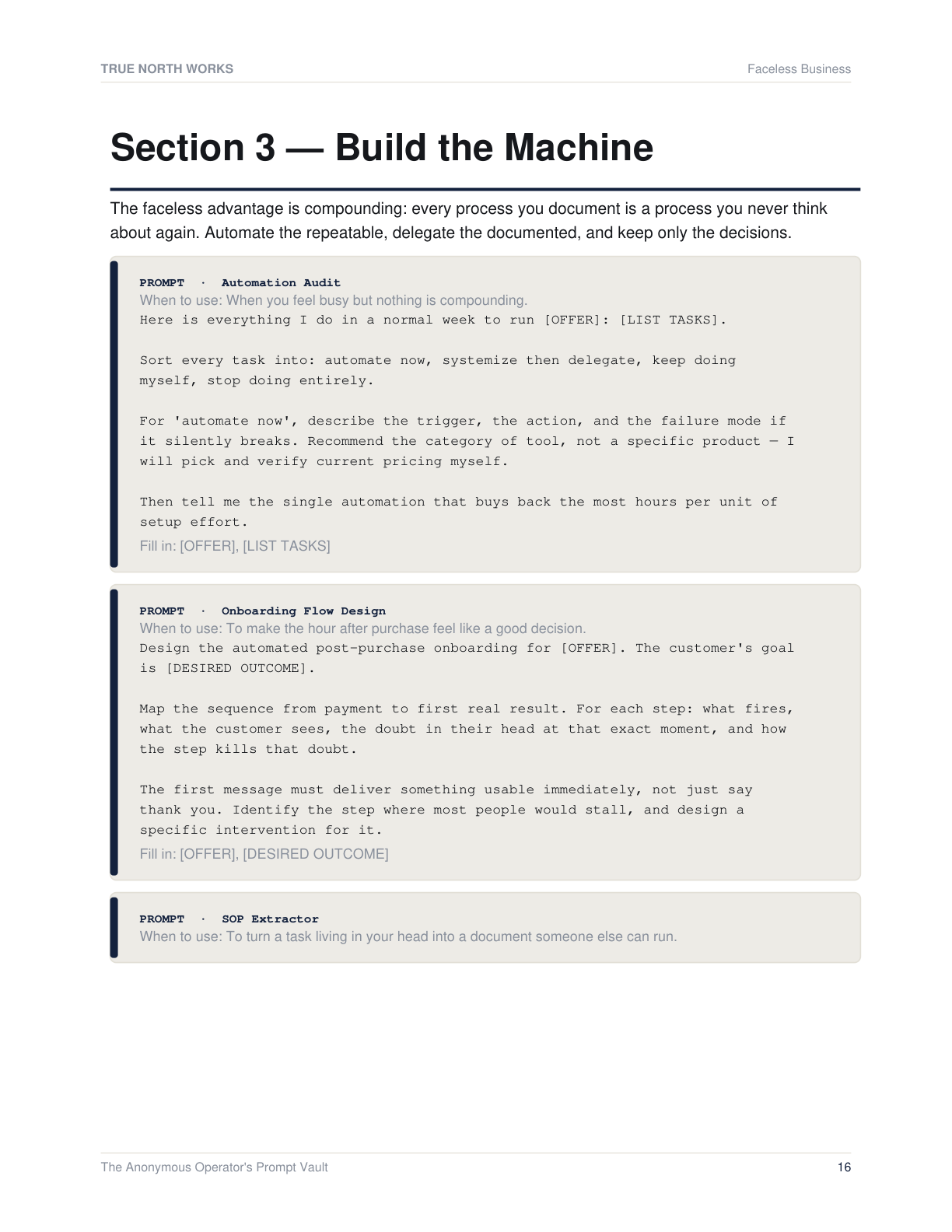 Faceless Business System — inside, page 1 (preview)