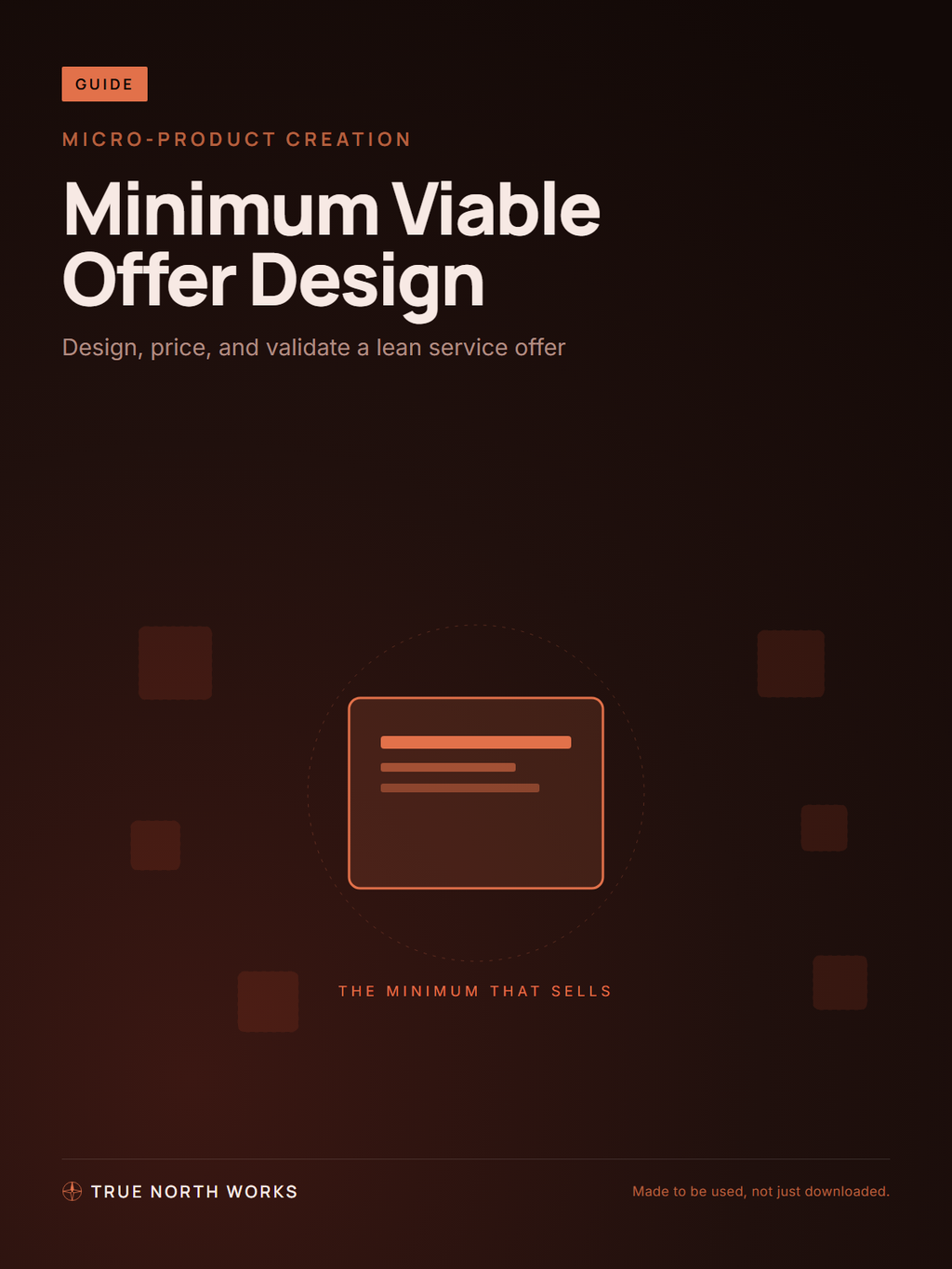 Minimum Viable Offer Design