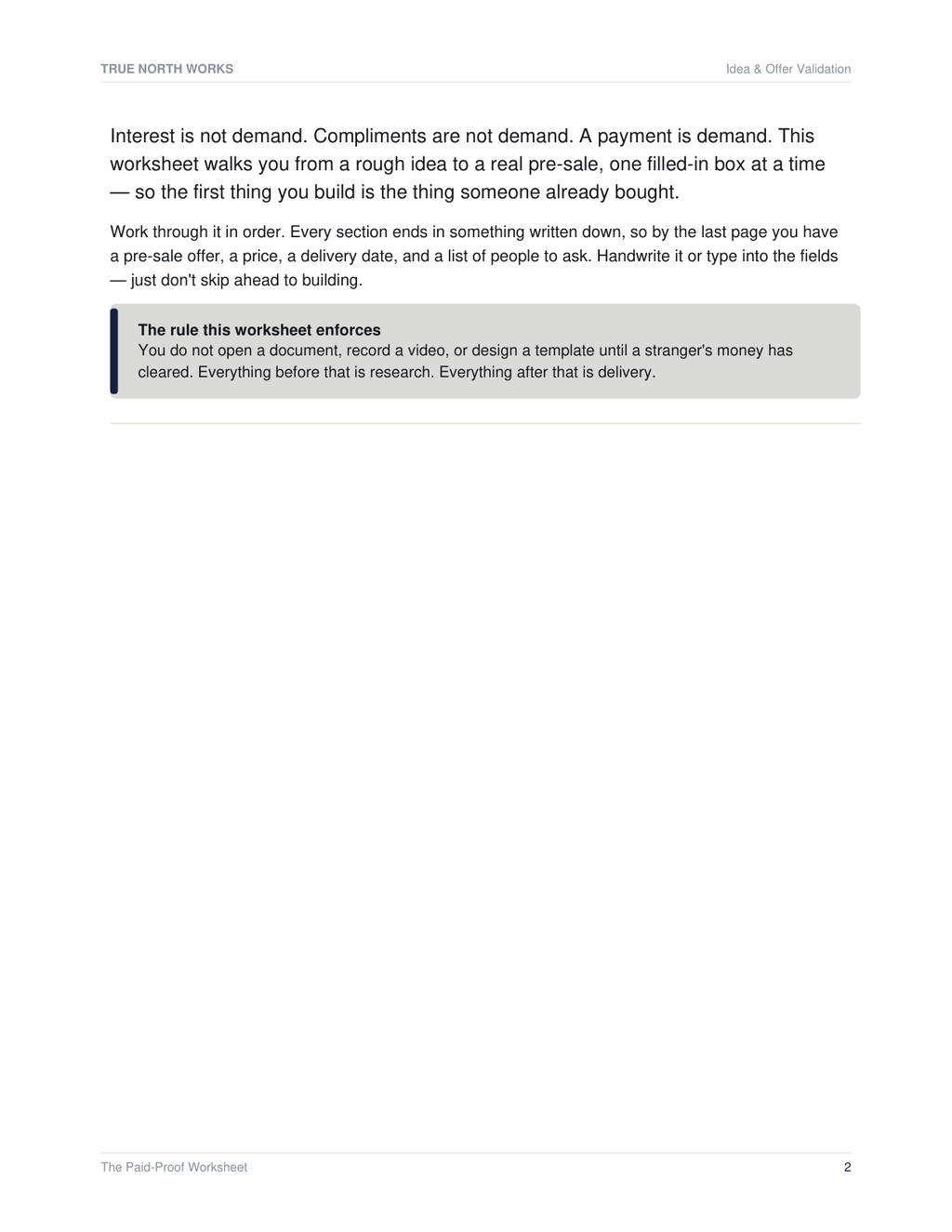 Pre-Launch Validation Checklist — inside, page 1 (preview)