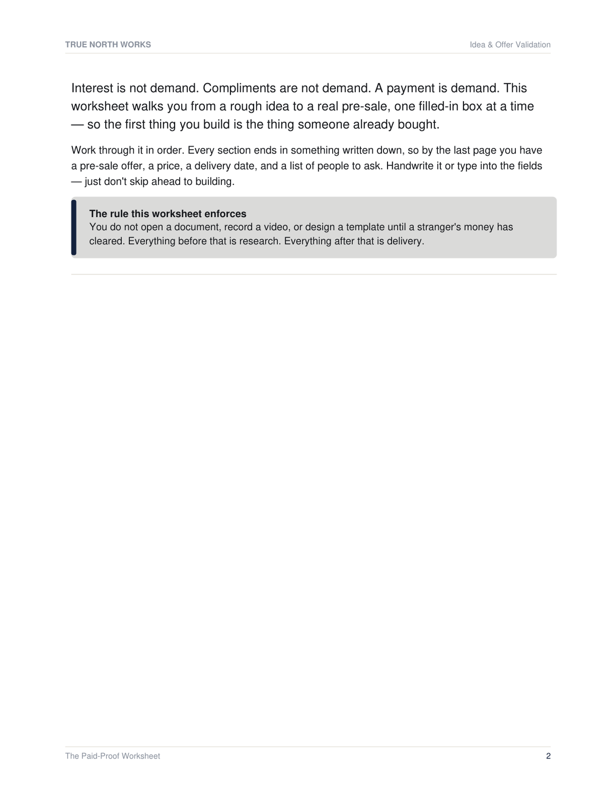 Pre-Launch Validation Checklist — inside, page 1 (preview)