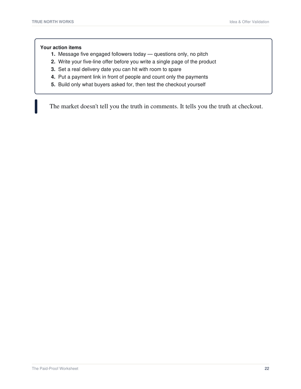 Pre-Launch Validation Checklist — inside, page 3 (preview)
