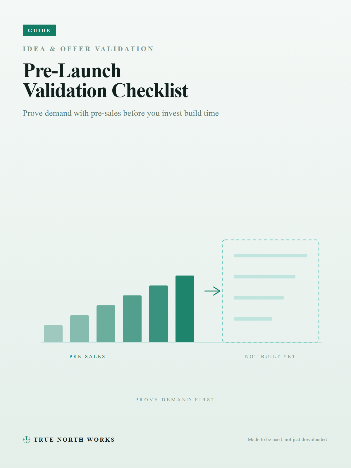 Pre-Launch Validation Checklist
