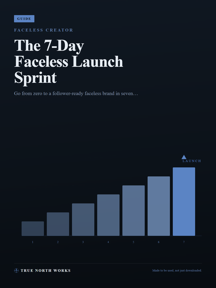 The 7-Day Faceless Launch Sprint