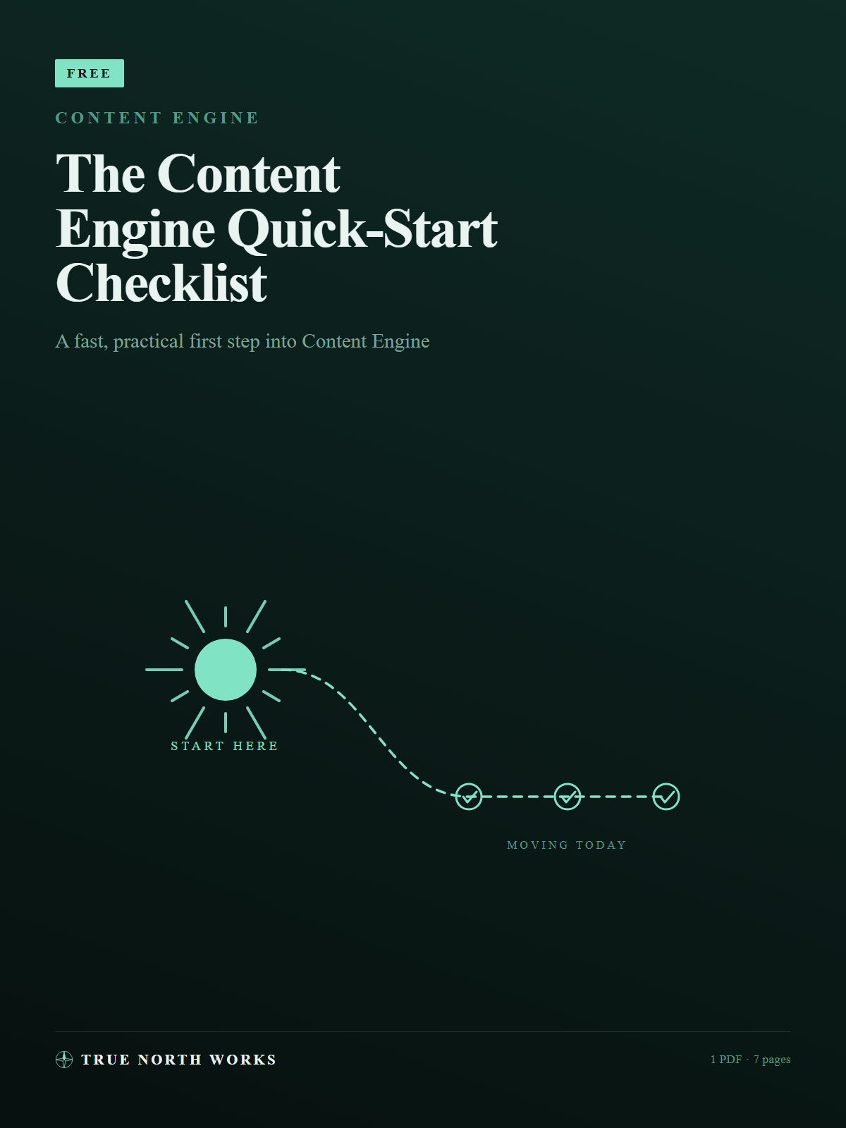 The Content Engine Quick-Start Checklist