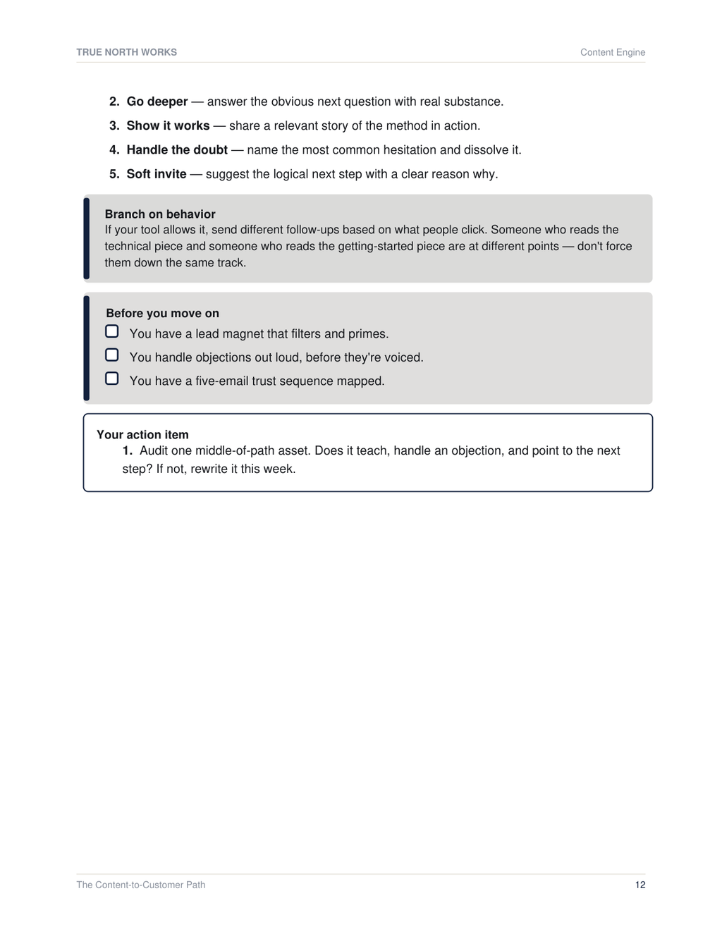 The Content-to-Customer Path — inside, page 2 (preview)