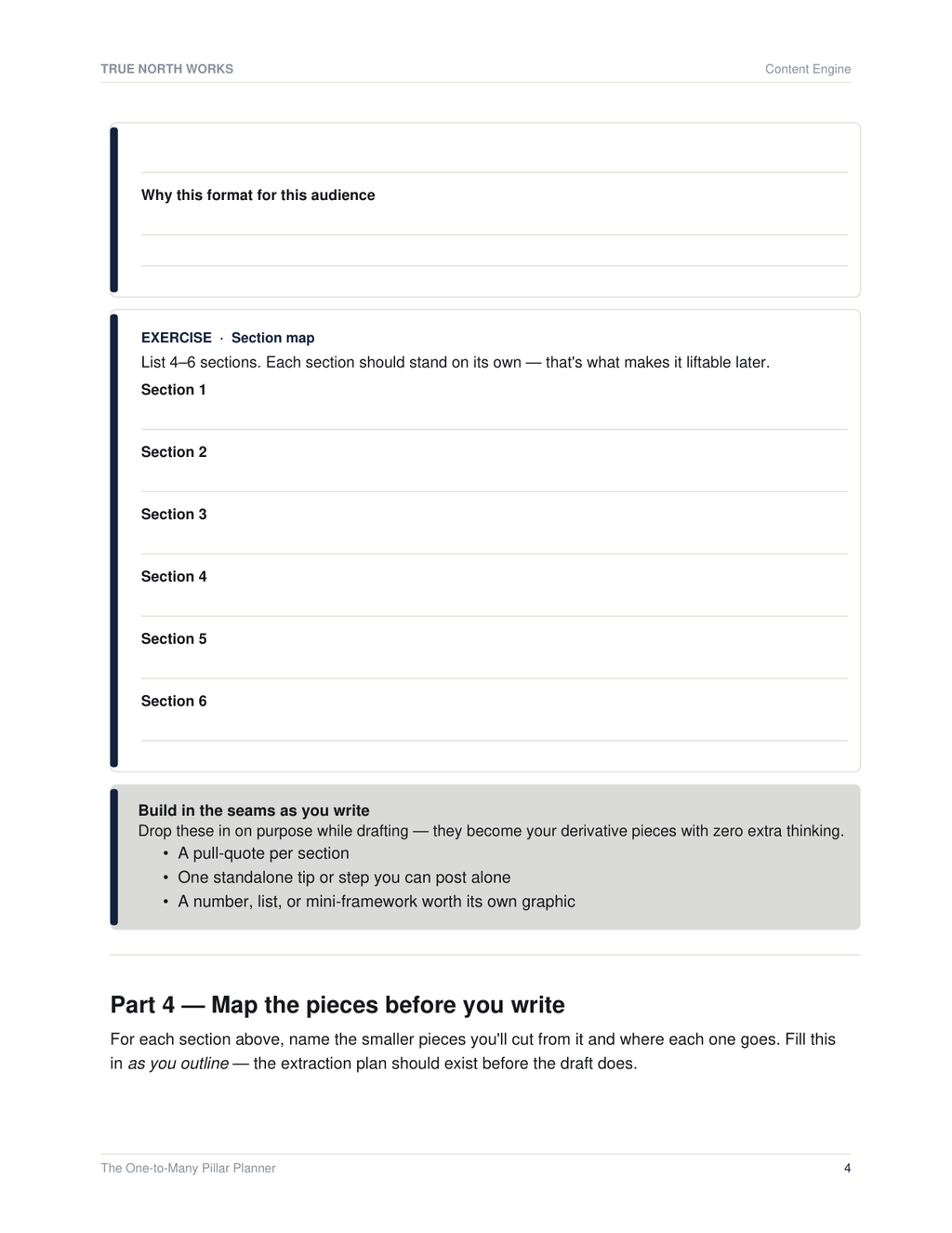 The Cornerstone Build Checklist — inside, page 2 (preview)