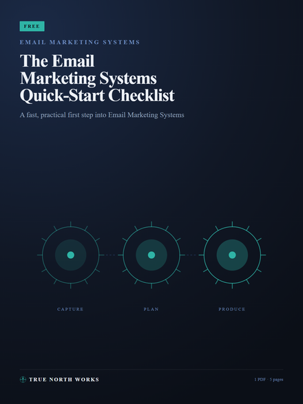 The Email Marketing Systems Quick-Start Checklist