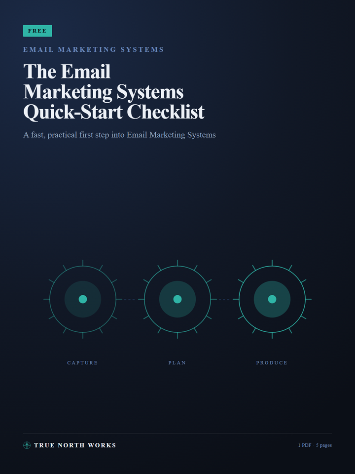 The Email Marketing Systems Quick-Start Checklist