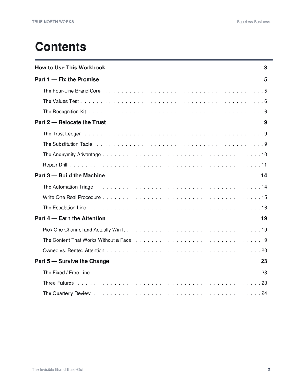 The Invisible Brand Build-Out — inside, page 1 (preview)