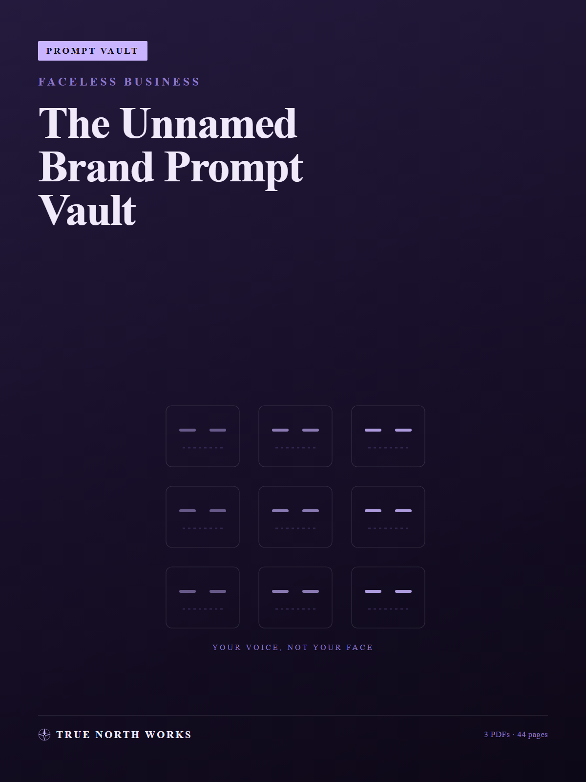 The Unnamed Brand Prompt Vault